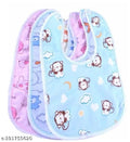 Cotton Bib for Baby (Multicolor, Pack of 3)